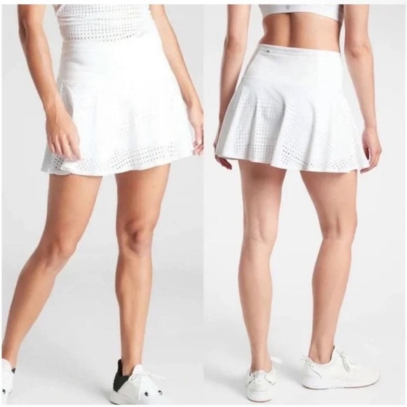 Athleta Pants - Athleta A-Game 14" White Skort Size 3X